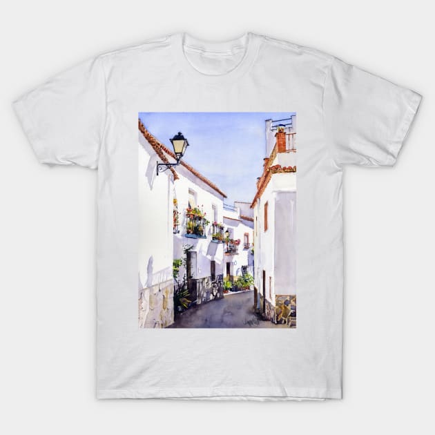 Calle Calvo Sotelo, Laujar de Andarax T-Shirt by margaretmerry